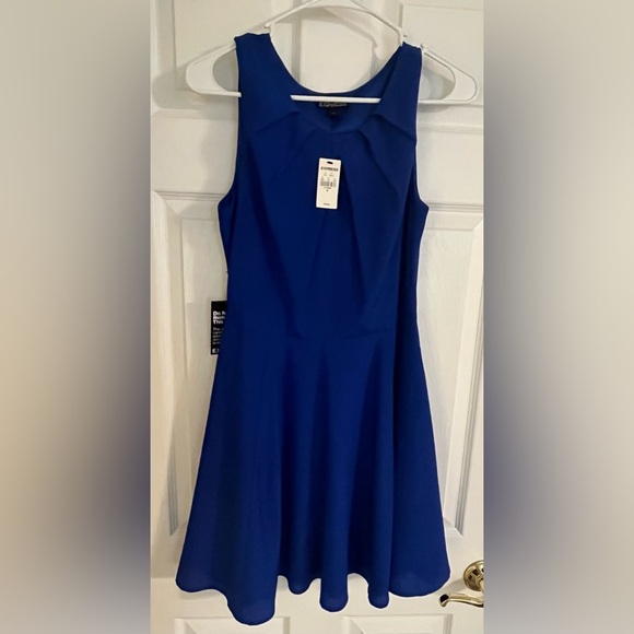 Express Blue Sleeveless Dress Size 6 NWT - Picture 1 of 3